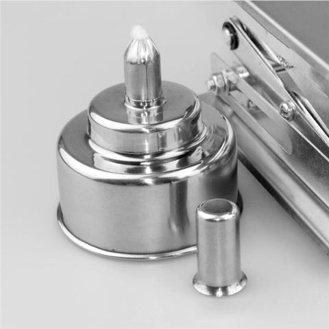 200ml Stainless Steel Alcohol Burner Stove Lamp with Wick